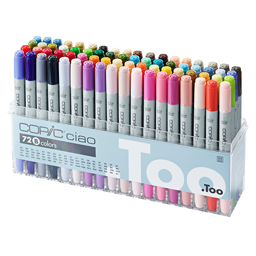 Copic ciao set B set of 72 double-sided pens