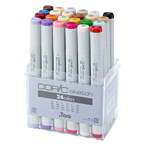 Copic sketch set of 24 double-sided pens