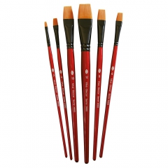 Viva Decor set of 6 flat synthetic brushes