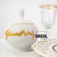 Kreul glass&porcelain glamour medium zestaw 4 pisaków