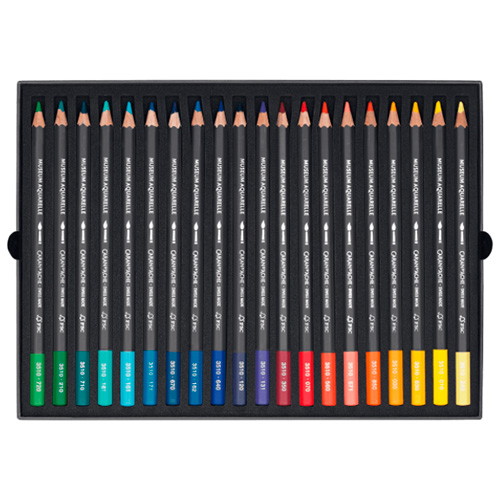 Caran Dache museum set of 40 watercolor crayons