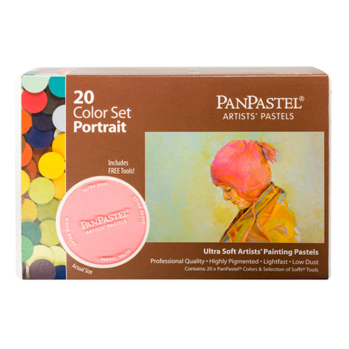 PanPastel portrait zestaw 20 portretowych pasteli suchych