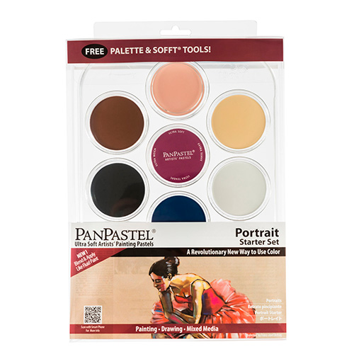 PanPastel portrait set of 7 dry pastels portrait