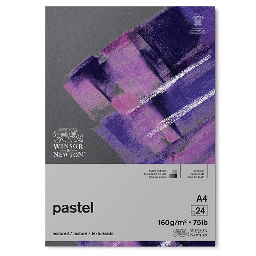 Blok Winsor&Newton pastel grey do pasteli A4 160g 24ark