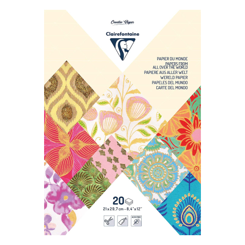 Clairefontaine scrapbooking paper A4 20ark