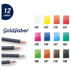 Faber-Castell goldfaber set of 12 artistic crayons