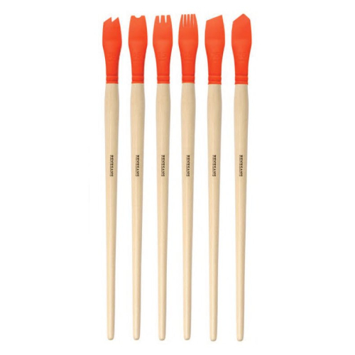 Renesans set of 6 silicone brushes