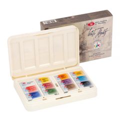 White Nights set of 12 watercolor paints in a basic cube