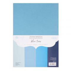 DP Craft zestaw papierów kolorowych odcienie niebieskiego A4 220g 20 arkuszy