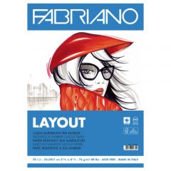 Fabriano block for Layout markers 75g 70 sheets