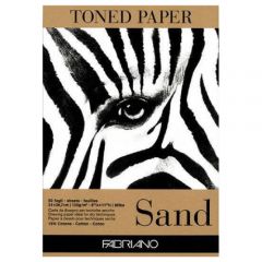 Fabriano blok toned paper sand 120g 50ark