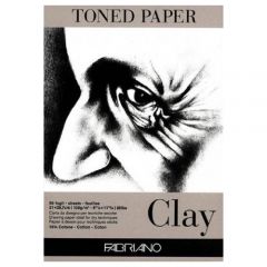 Fabriano blok toned paper clay 120g 50 arkuszy