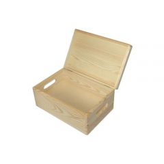 Wooden case with a small age